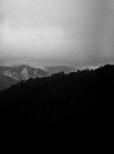 Black and White Photograph Great Smoky Mountains